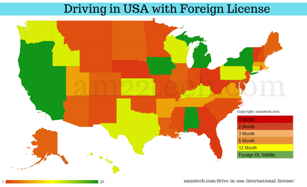 deutscher Führerschein USA, USA internationaler Führerschein